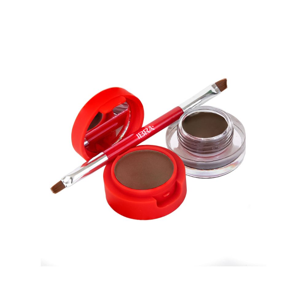 Zdjęcia - Kredka do oczu / brwi Cien IBRA Makeup - Pomada i cień do brwi Dark Chocolate, 7g IBRA28 